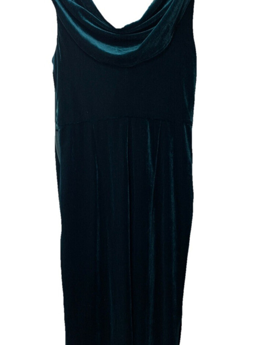 GRACE KARIN Womens Cowl Neck Long Formal Dresses Fall Velvet M Green Sleeveless